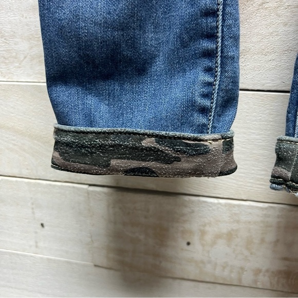 Judy Blue Skinny Fit Jeans Blue Camo Distressed Medium Wash Womens 15/32 Stretch - Picture 6 of 15